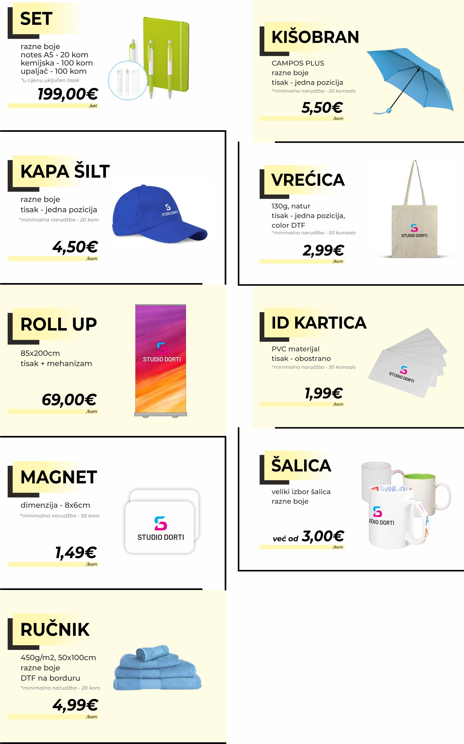 Materiale Reklamash REKLAMNI MATERIJALI